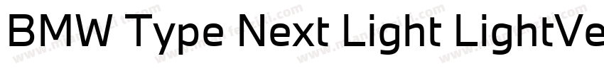 BMW Type Next Light LightVersion 2字体转换